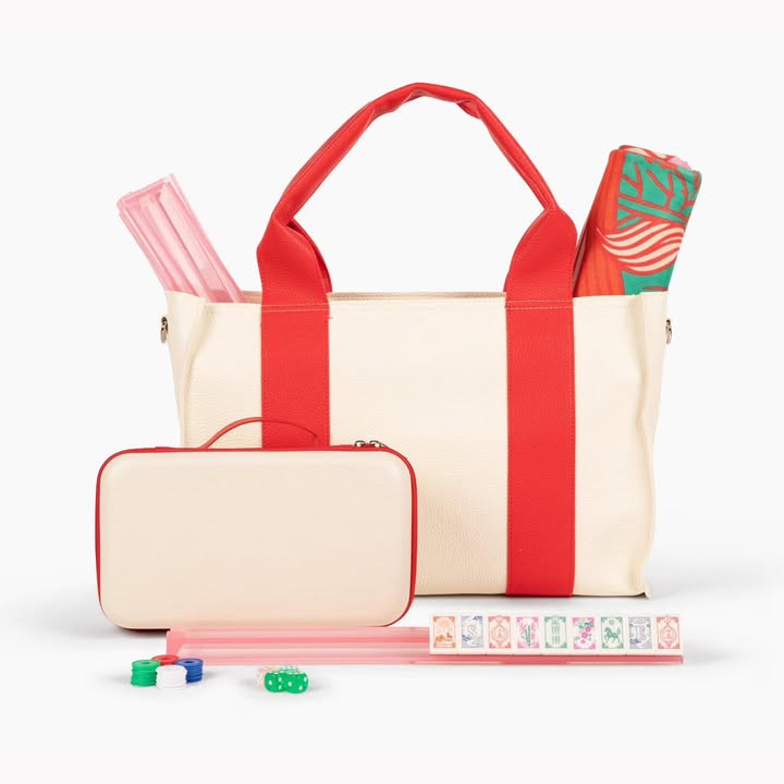Deluxe Acrylic Horse Lunar New Year Mahjong Starter Kit