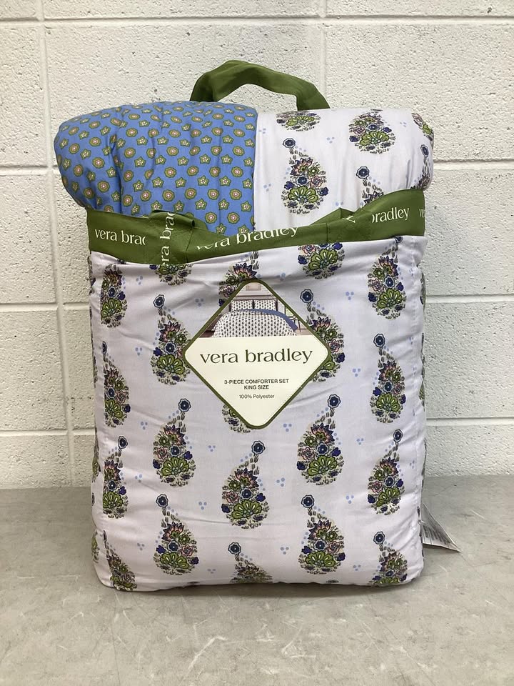 Vera Bradley 3-Piece Comforter Set King Size