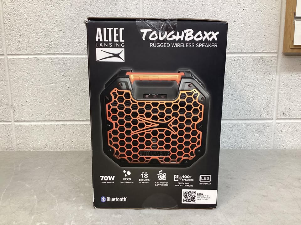 Altec Lansing ToughBoxx Rugged Wireless Speaker
