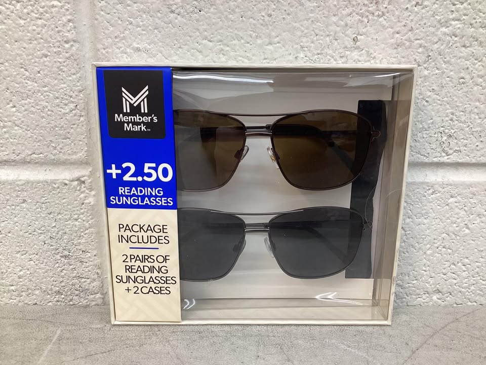 Member's Mark Navigator Reading Sunglasses, 2 pk.