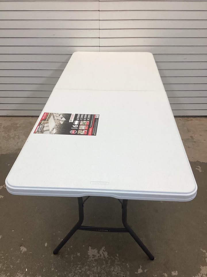 Lifetime 6-Foot Fold-In-Half Table