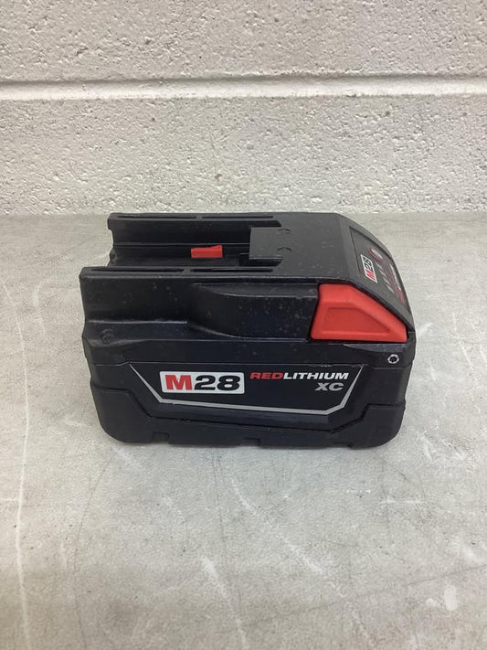Lightly Used Milwaukee M28 28-Volt Lithium-Ion XC Extended Capacity Battery Pack 3. 0Ah
