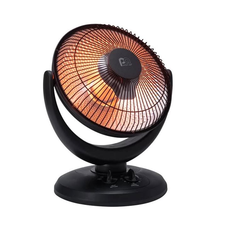 Perfect Aire 800/400W Radiant 14" Dish Heater, Black