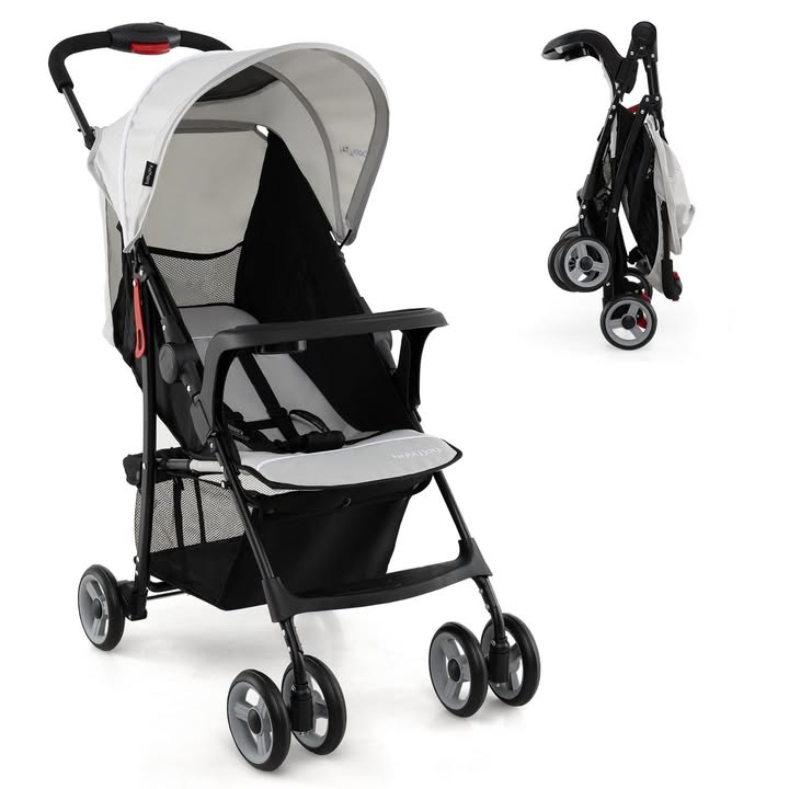 Costway Toddler Compact Travel Stroller with Canopy
