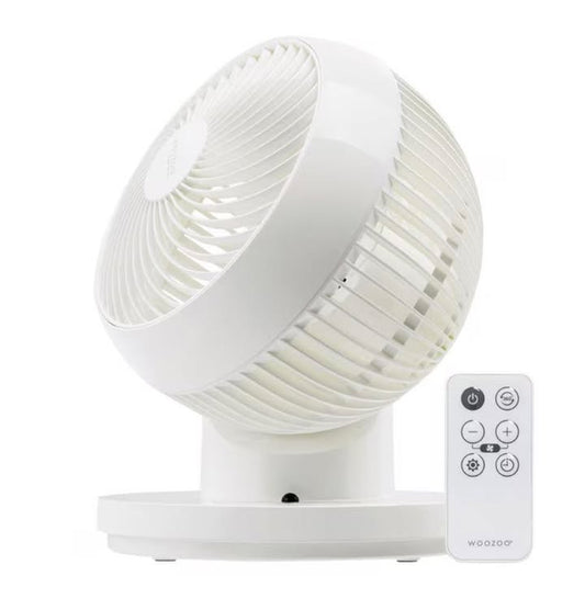 Woozoo 360 Degree Oscillating Personal Fan, White