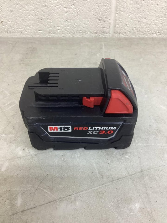 Lightly Used Milwaukee M18 18-Volt Lithium-Ion XC Extended Capacity Battery Pack 3.0Ah