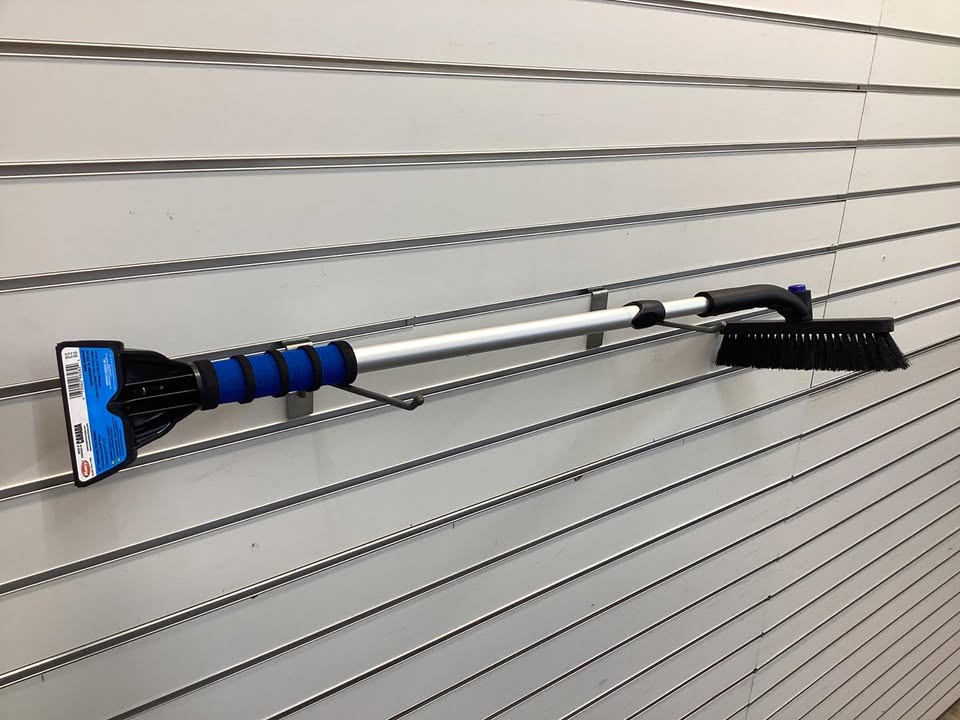 Hopkins Mallory 52" Polar Vortex Extending Snow Broom & Ice Scraper