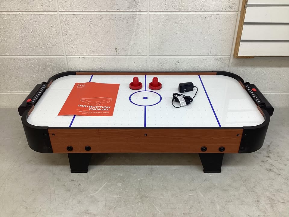 Tabletop Air Hockey Arcade Game Table w/ 2 Pucks, 2 Strikers - 40in