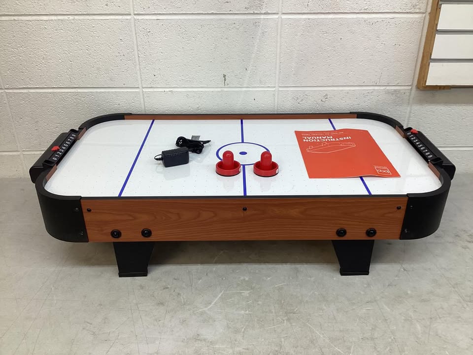 Tabletop Air Hockey Arcade Game Table w/ 2 Pucks, 2 Strikers - 40in