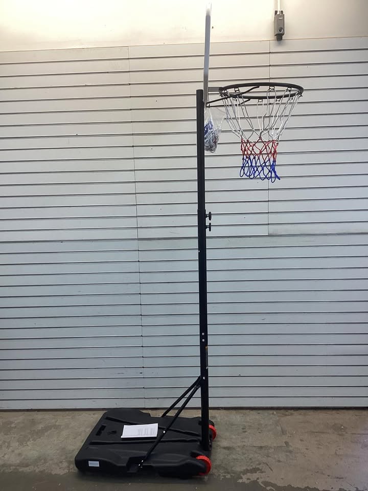 Costway Adjustable Basketball Hoop System Stand with Wheels