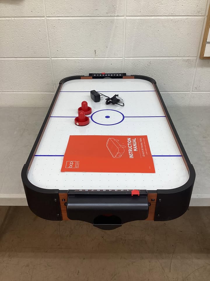 Tabletop Air Hockey Arcade Game Table w/ 2 Pucks, 2 Strikers - 40in