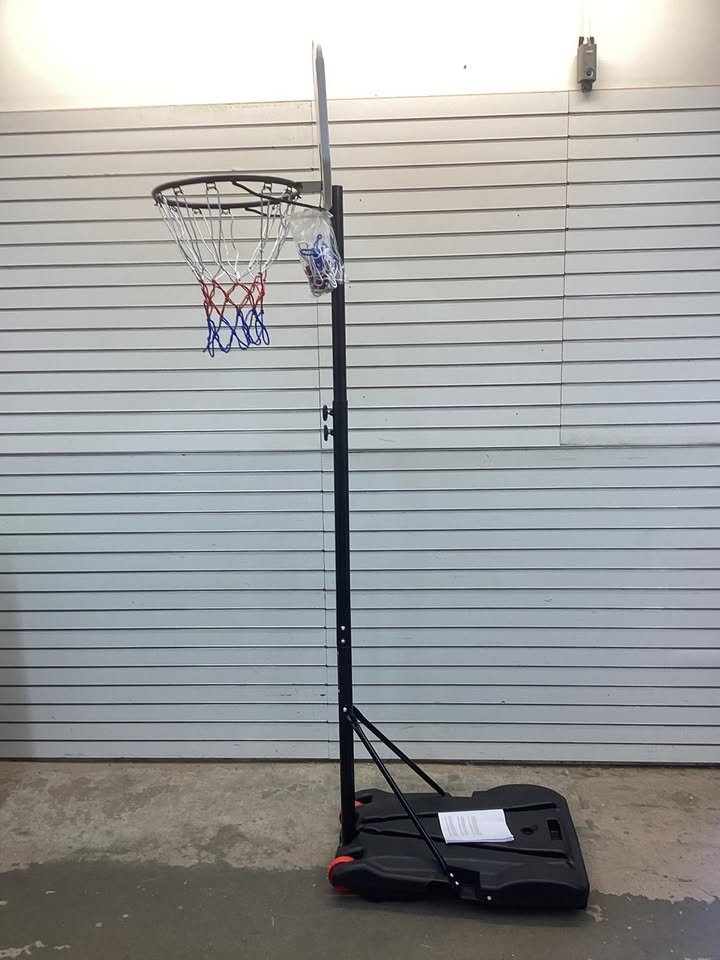 Costway Adjustable Basketball Hoop System Stand with Wheels