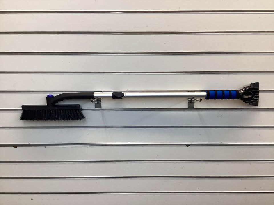 Hopkins Mallory 52" Polar Vortex Extending Snow Broom & Ice Scraper