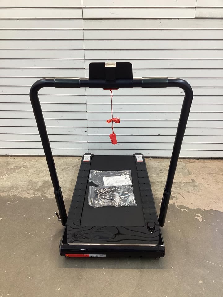 Costway SuperFit Treadmill Folding 2-in-1 No Armrests 2.25 HP App Connect Speaker LED Display and Remote Control