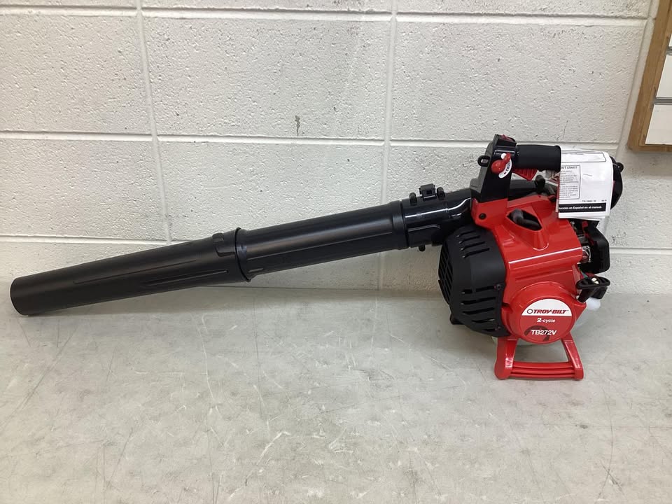 Troy-Bilt TB272V 150 MPH/450 CFM 27cc Gas Handheld Leaf Blower and Vacuum
