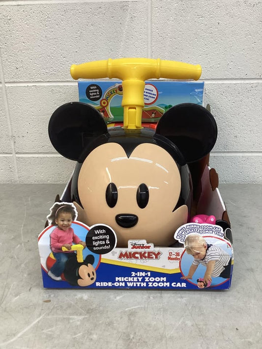 Disney 2 in 1 Zoom Ride-On with Zoom Car