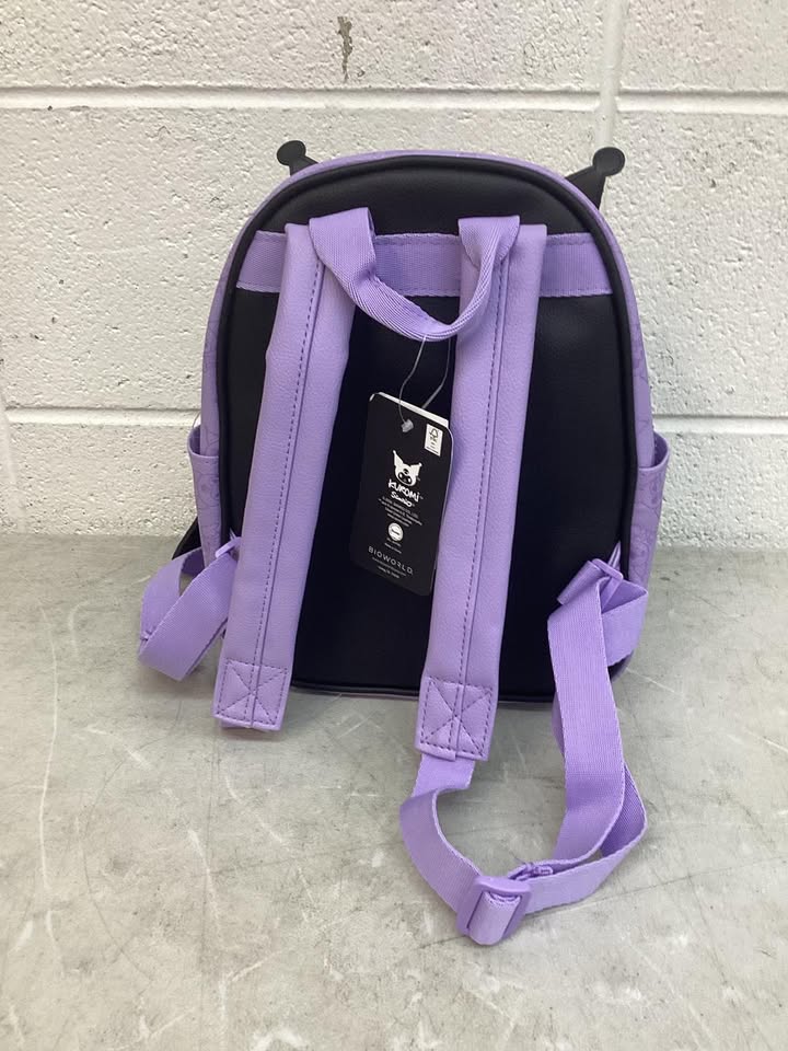 Kuromi Mini Backpack with Coin Pouch Charm