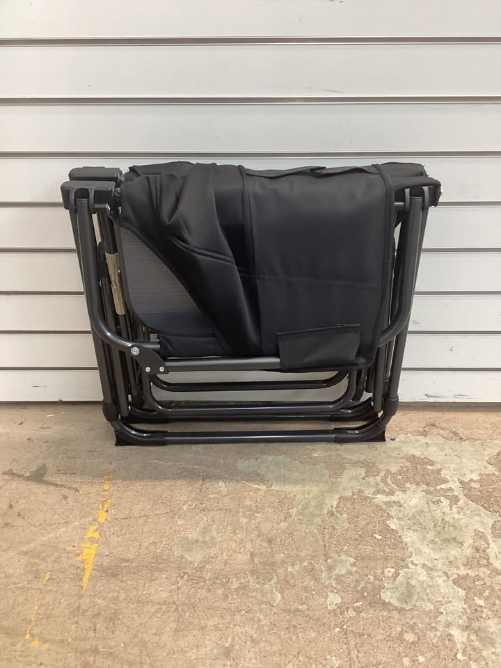 Folding Camping Chair with Side Table and Cup Holder with Carrying Bag