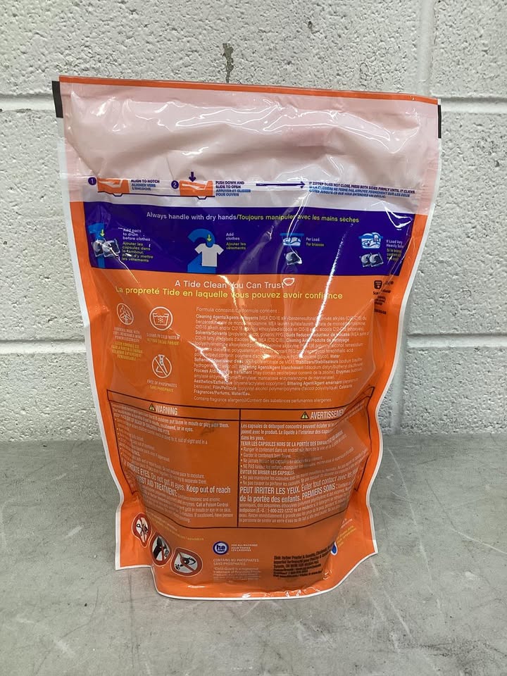 Tide Power PODS + Ultra OXI Laundry Detergent Pacs 18ct