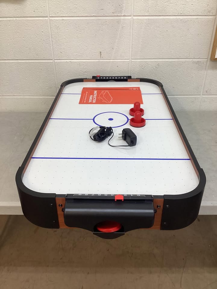 Tabletop Air Hockey Arcade Game Table w/ 2 Pucks, 2 Strikers - 40in