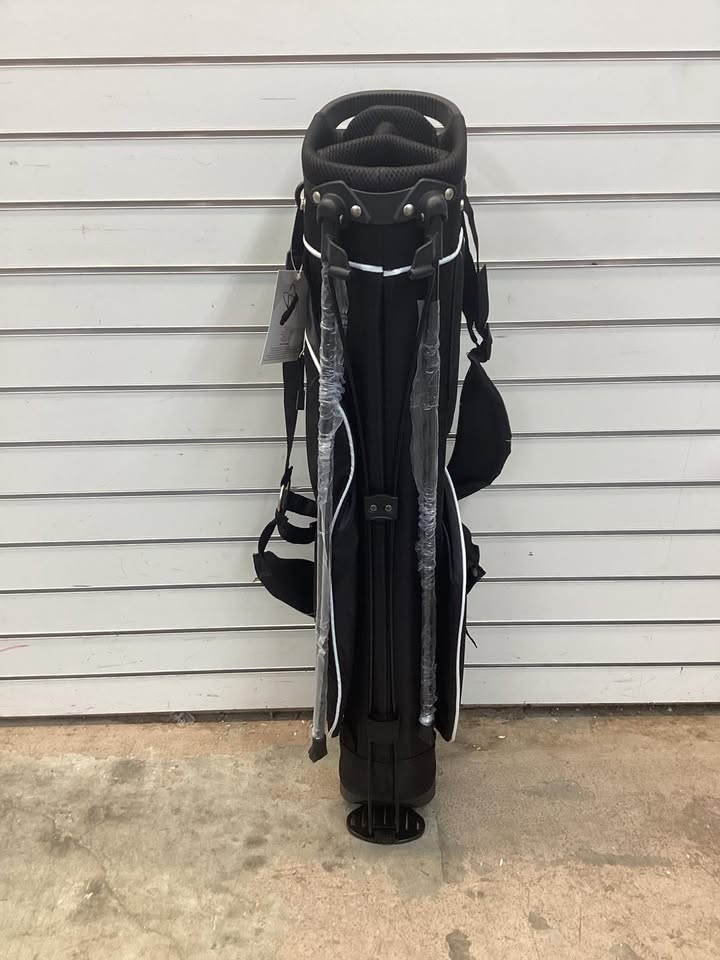 Costway Golf Stand Cart Bag with 4 Way Divider Carry Organizer Pockets