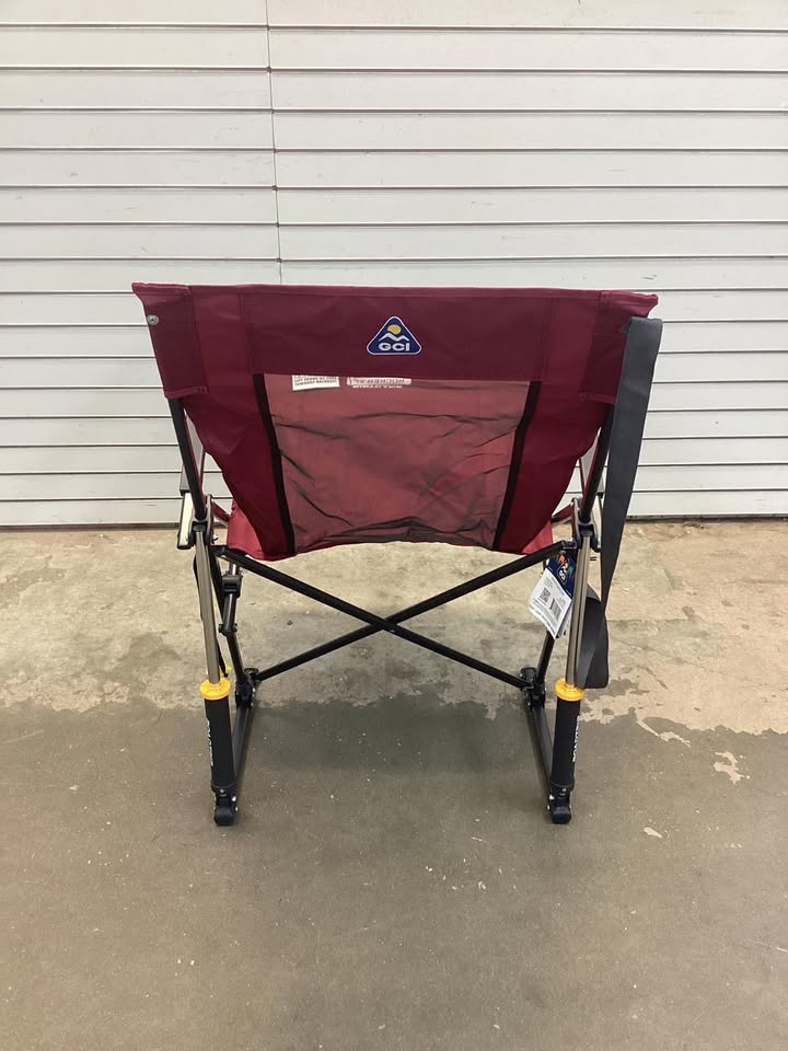 GCI Outdoor RoadTrip Rocker XL Portable Folding Camp Chair