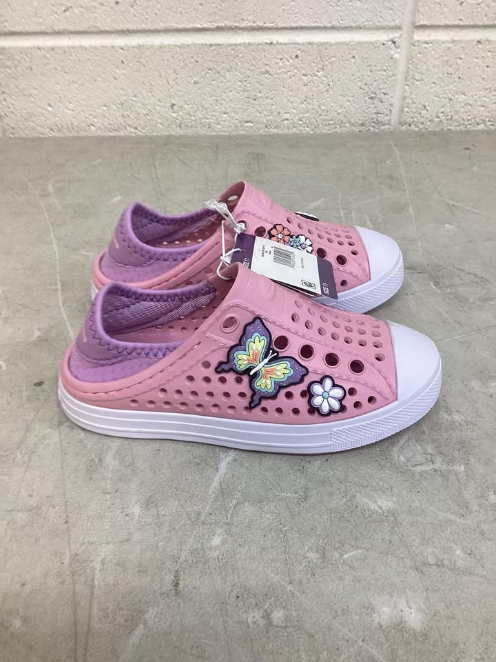 Skechers Toddler Girls Foamies Molded Slip On Shoe Size 11
