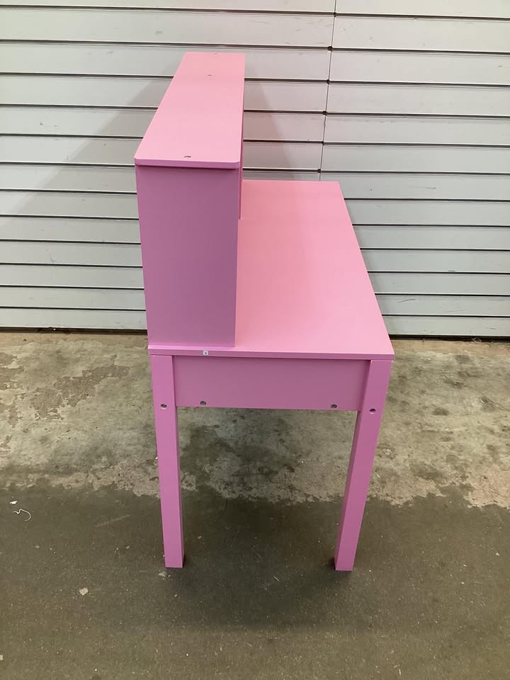 Costway Kids Desk and Chair Set with Hutch and Bulletin Board
