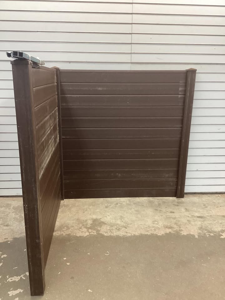 Lightly Used 2 Panels 48'' L x 48'' H Air Conditioner Fence