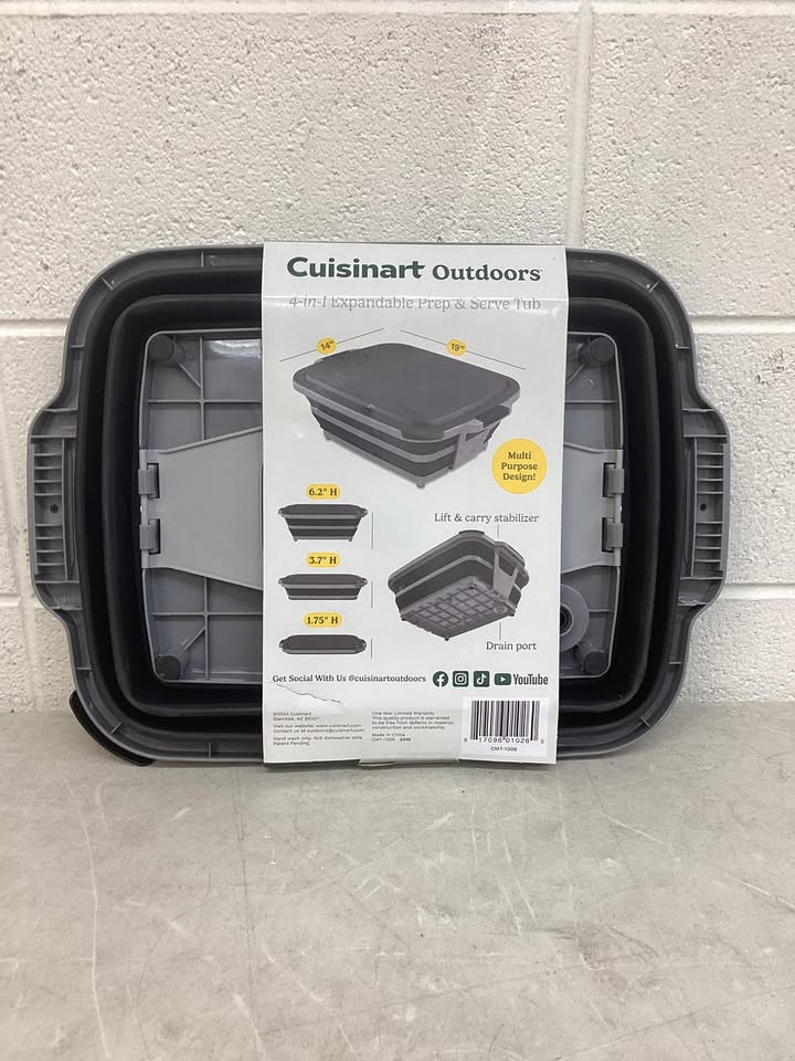 Cuisinart 4-in-1 Expandable Prep and Serve Tub