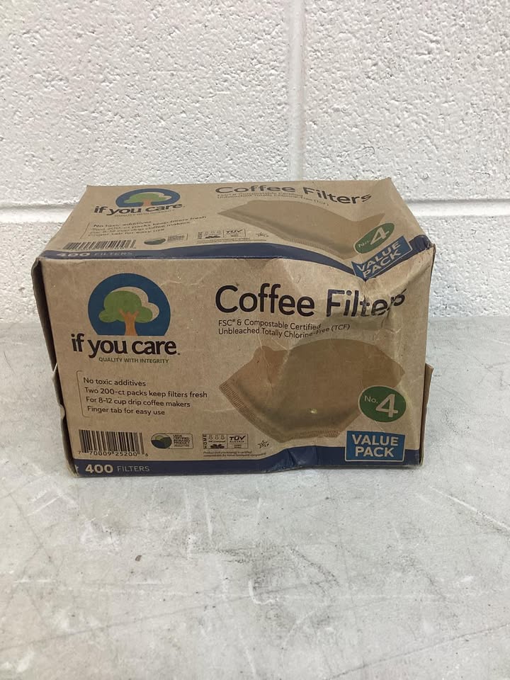 If You Care #4 Unbleached Coffee Filter, 400 ct.