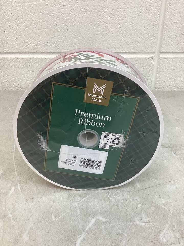 Member’s Mark Premium Wired Holiday Ribbon