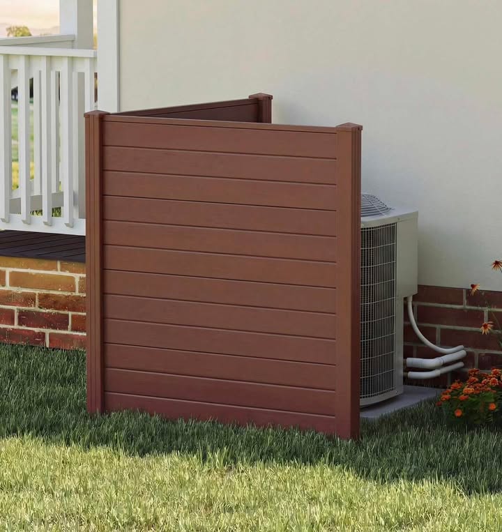 Lightly Used 2 Panels 48'' L x 48'' H Air Conditioner Fence