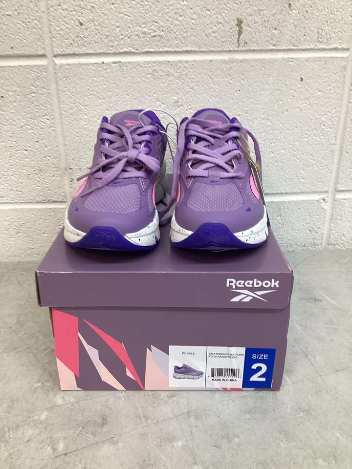 Reebok Girl's Zig Recourse Running Sneaker Size 2