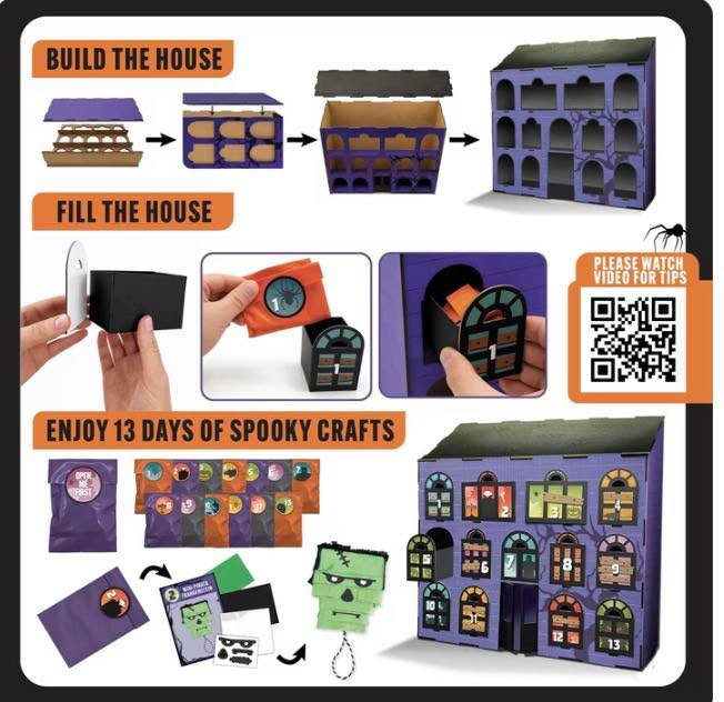 ArtSkills Halloween Advent Calendar 13 Days of Arts & Crafts