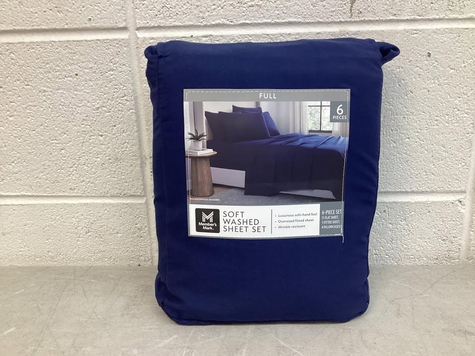 Member's Mark Soft Washed Sheet Set, Full Size