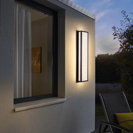 IP65 Waterproof Marble Front Porch Light – Durable Exterior Wall Sconce for Outdoor Lighting