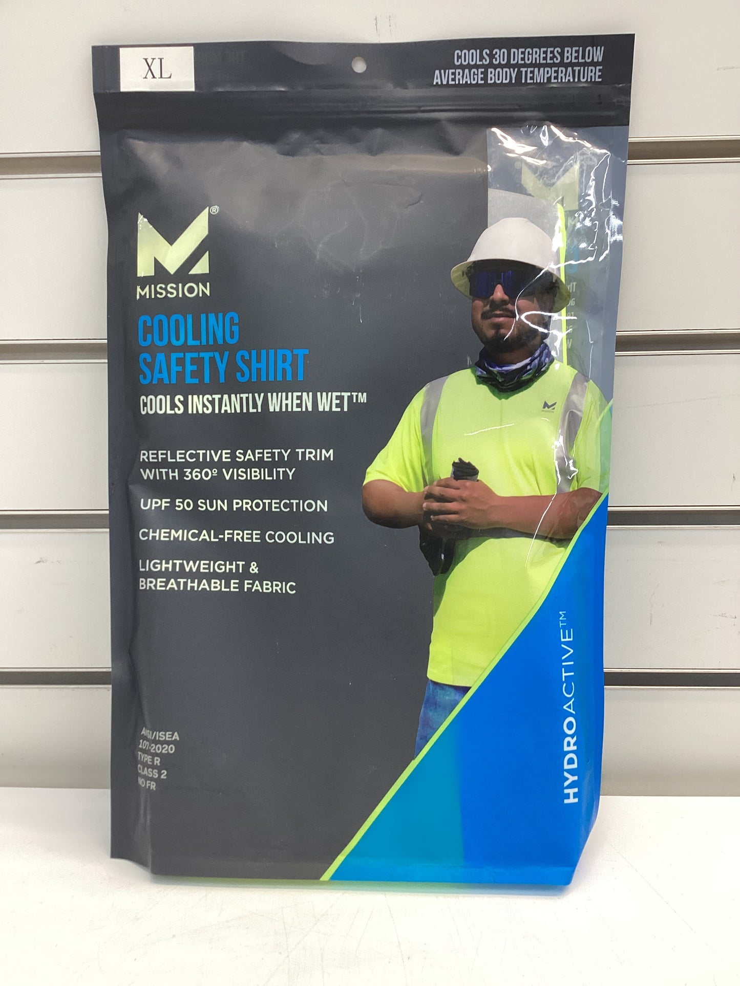 Mission Men's Cooling Safety Crew Shirt