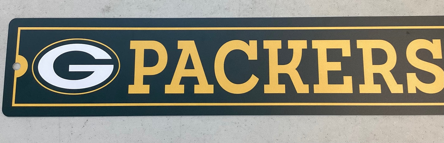 Green Bay Packers Street Sign 5" x 24"