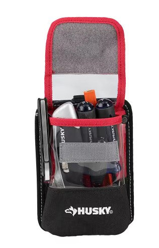 Husky 5 in. Clip On Tool Belt Pouch