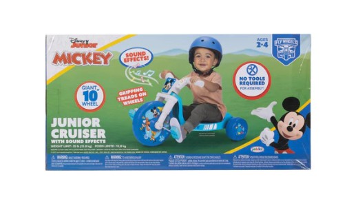 Mickey Mouse 10" Fly Wheels Cruiser - Junior Ride-On Trike