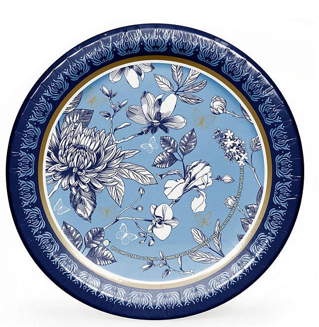 Member's Mark French Floral Paper Plates, 10", 85 ct.