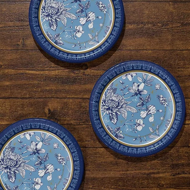 Member's Mark French Floral Paper Plates, 10", 85 ct.