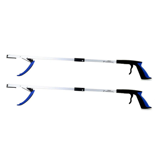 Medic Therapeutics 2-Pack Extra Long Reacher Grab Tool w/ Magnetic Tip