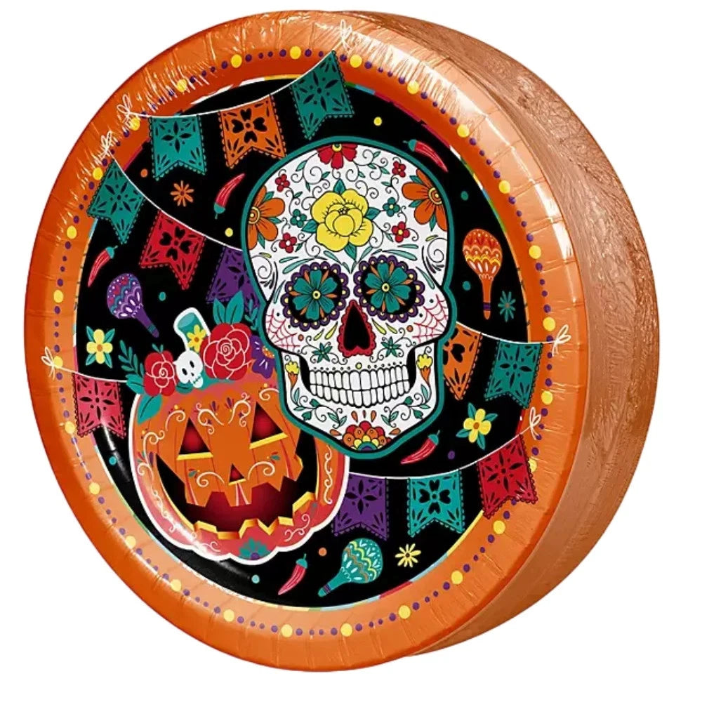 Member's Mark Halloween Disposable Paper Plates 10 1/16" Diameter 85 count